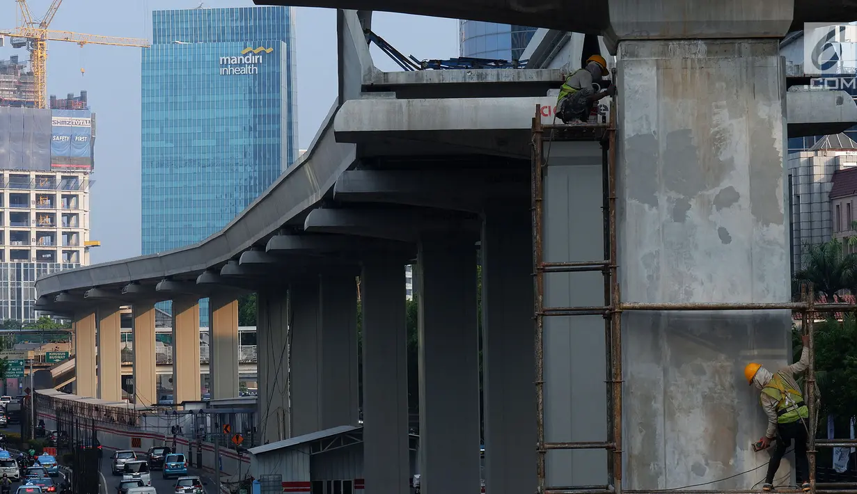 Kemampuan APBN untuk 2020–2024 diproyeksikan hanya mampu memenuhi 30 persen kebutuhan anggaran untuk penyediaan infrastruktur sebesar Rp 2.058 triliun. (Liputan6.com/JohanTallo)