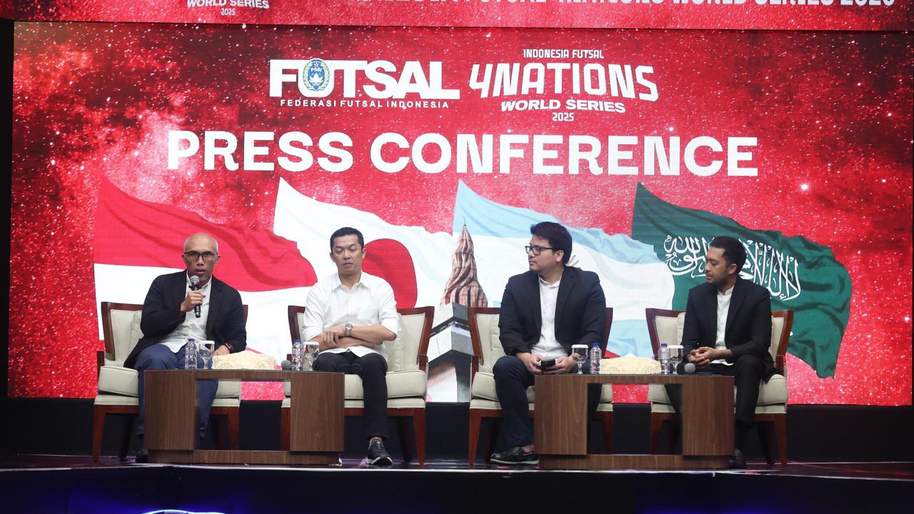 Konferensi pers Indonesia Futsal 4 Nations World Series