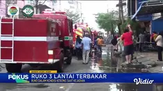 Simak Fokus Pagi (23/01) dengan berita-berita sebagai berikut, Lapak Barang Bekas Terbakar, Remaja Tewas Tercebur ke Sungai, Banjir, Pesantren Nyaris Tenggelam, Tawuran Geng Motor, Satu Pemuda Tewas.