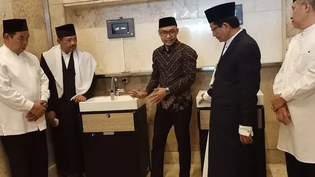 Masjid Istiqlal Dapat Hibah 6 Tempat Wudu Canggih, Dipasang di Ruang VVIP