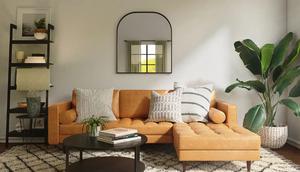 Ilustrasi ruang tamu dengan dekorasi tanaman indoor/Unsplash-Spacejoy.