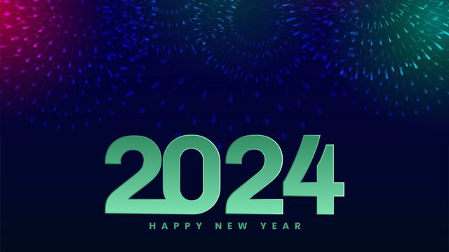 Ilustrasi Tahun Baru 2024