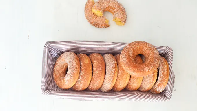 donat labu kuning empuk