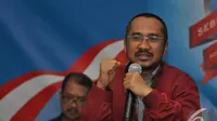 Ketua KPK Abraham Samad berharap KPK tetap menjadi lembaga yang dicintai publik, Gedung KPK, Jakarta, Senin (29/12/2014). (Liputan6.com/Miftahul Hayat) 