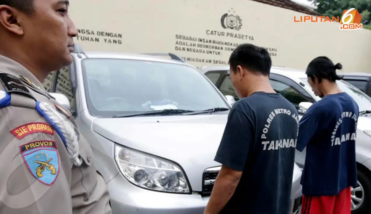 Dari 17 pelaku, 2 di antaranya berperan sebagai pengantar komoplotan dan orang yang bertugas mengamati situasi (Liputan6.com/Herman Zakharia)