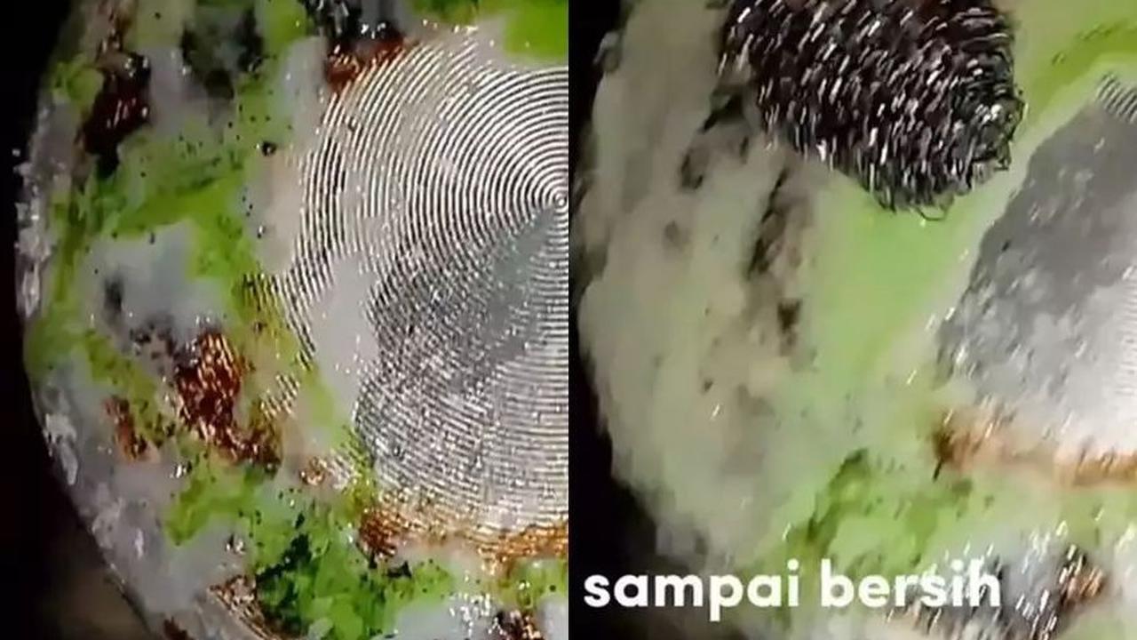 <b>Gosok dengan Sabut Kawat</b>