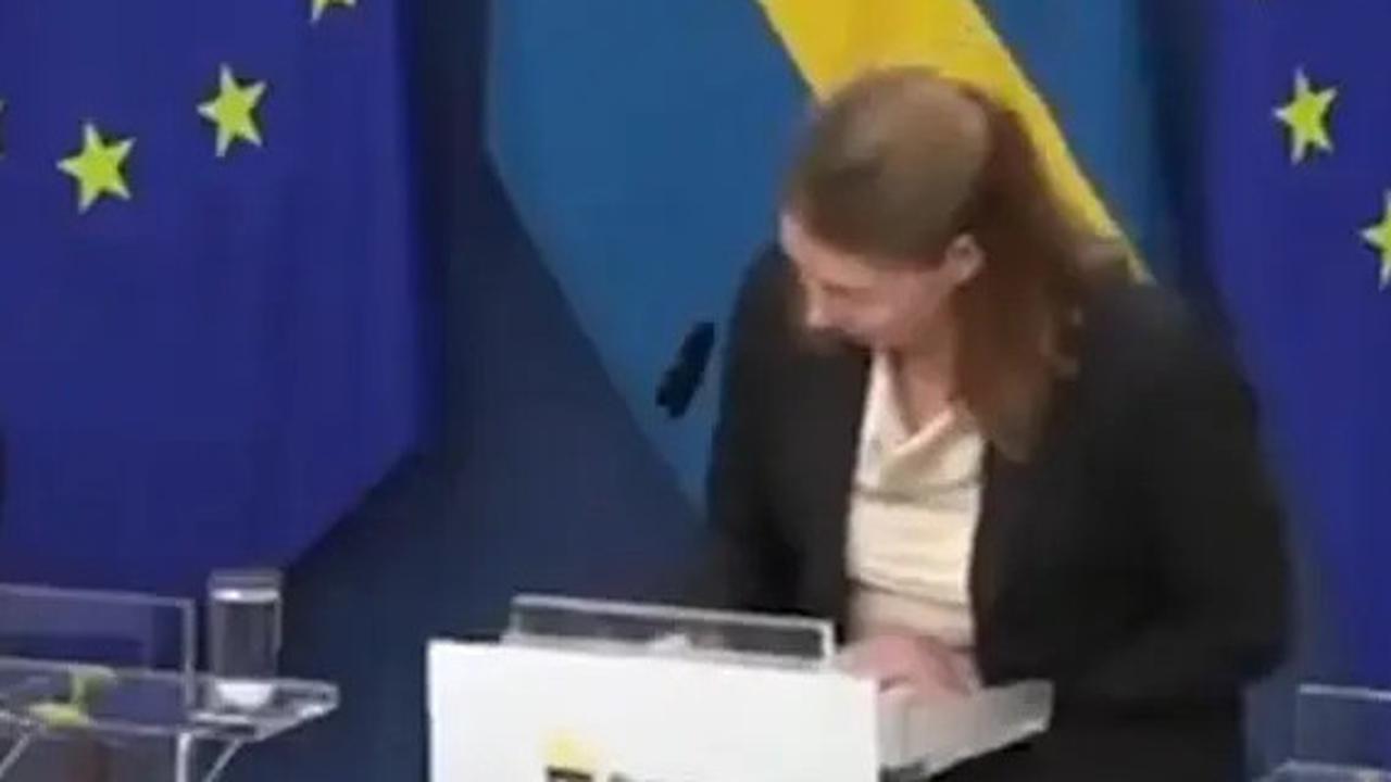 VIDEO Menteri Kesehatan Swedia yang Baru Dilantik Pingsan Saat Konferensi Pers Pertamanya