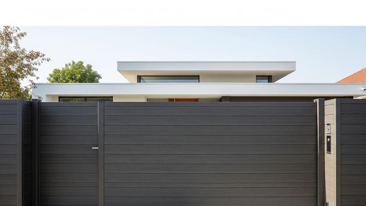 11 Desain Pagar Besi Tertutup Sulit Dilihat dari Luar, Lindungi Privasi Hunian