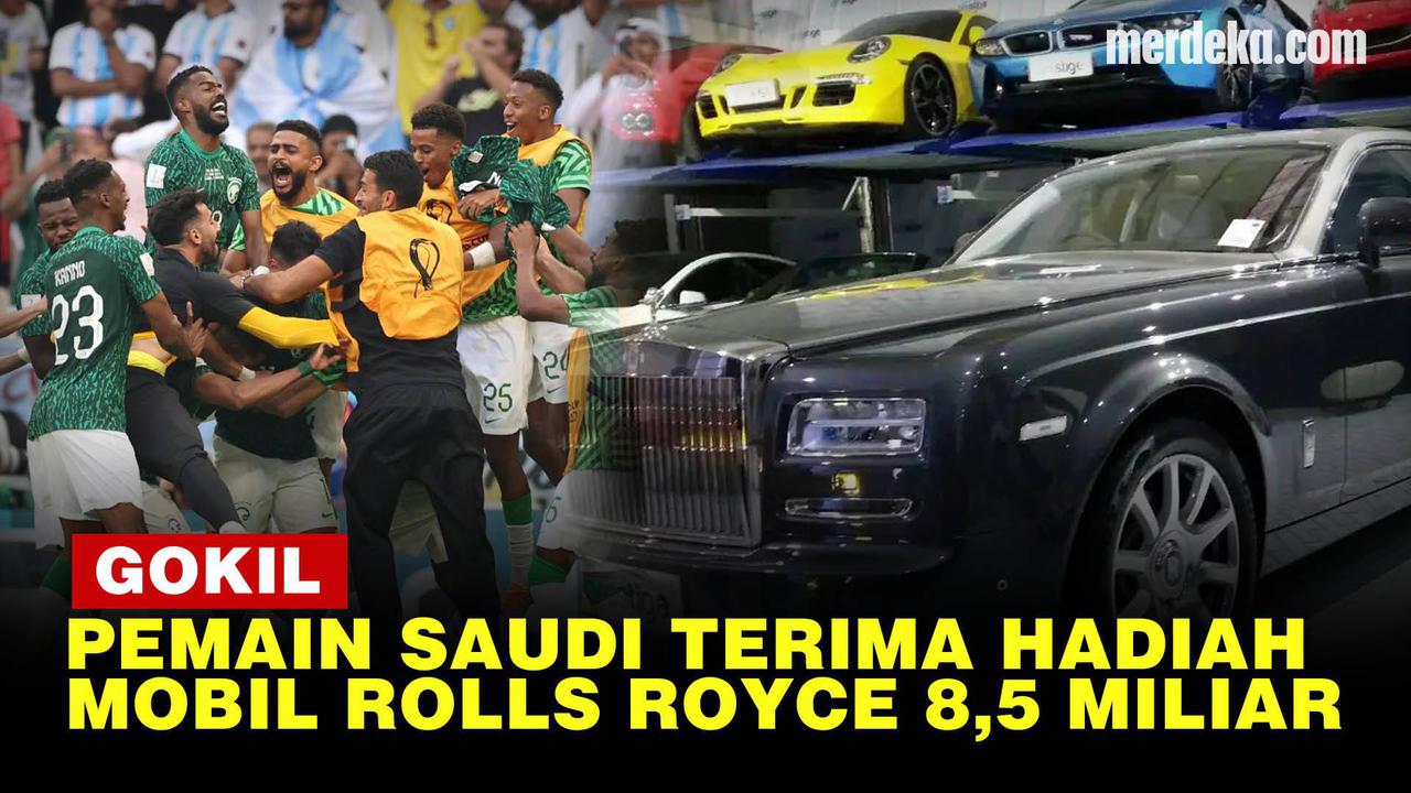 VIDEO: Kalahkan Argentina, Pangeran Saudi Beri Pemain Mobil Rolls Royce Rp8,5 Miliar