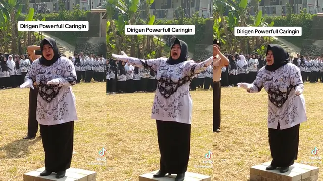 Dirigen Paduan Suara Caringin Viral