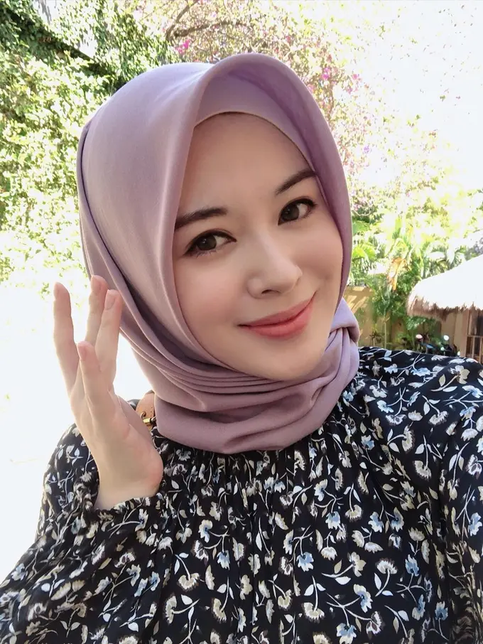 Makeup hijab ala Korea