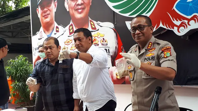 Polisi gelar perkara penangkapan aktor Ibra Azhari (Liputan6.com/ Zulfa Ayu S)