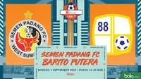 Shopee Liga 1 - Semen Padang FC Vs Barito Putera (Bola.com/Adreanus Titus)