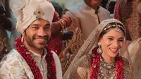 Ankita Lokhande menikah dengan Vicky Jain (Foto: Instagram/@lokhandeankita/@theweddingstory_official)