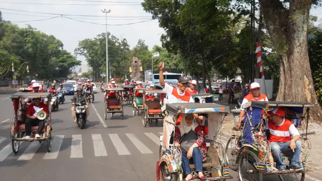 Konvoi becak