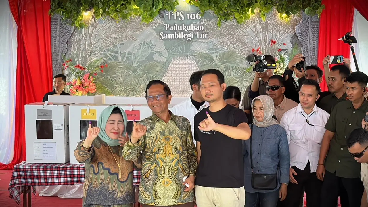 Calon wakil presiden (cawapres) nomor urut tiga Mahfud MD