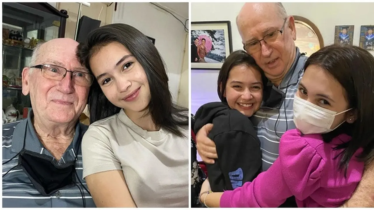 7 Tahun Tak Berjumpa, Ini 6 Momen Temu Kangen Sandrinna Michelle dan Sang Ayah