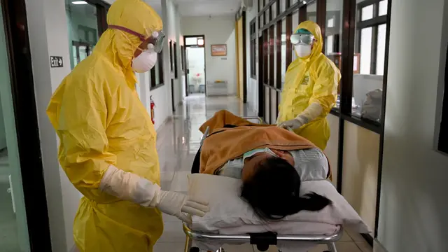 Simulasi Penanganan Virus Corona di RSUP Sanglah