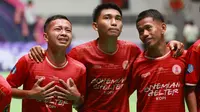 SMAN 8 Makassar berhasil menjadi juara AXIS Nation Cup 2023 pada laga grand final yang digelar di Istora Senayan, Jakarta, Minggu (15/10/2023) malam WIB. (Bola.com/Muhammad Iqbal Ichsan)