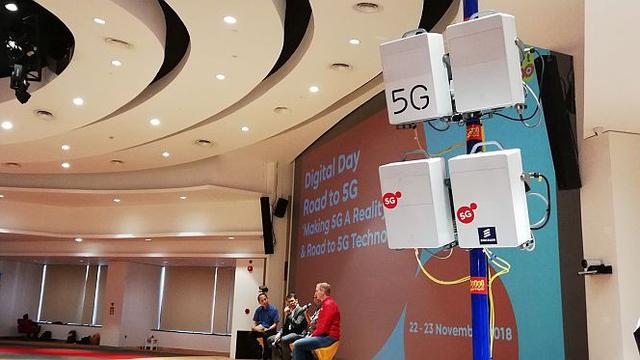 Acara uji coba jaringan 5G Indosat Ooredoo