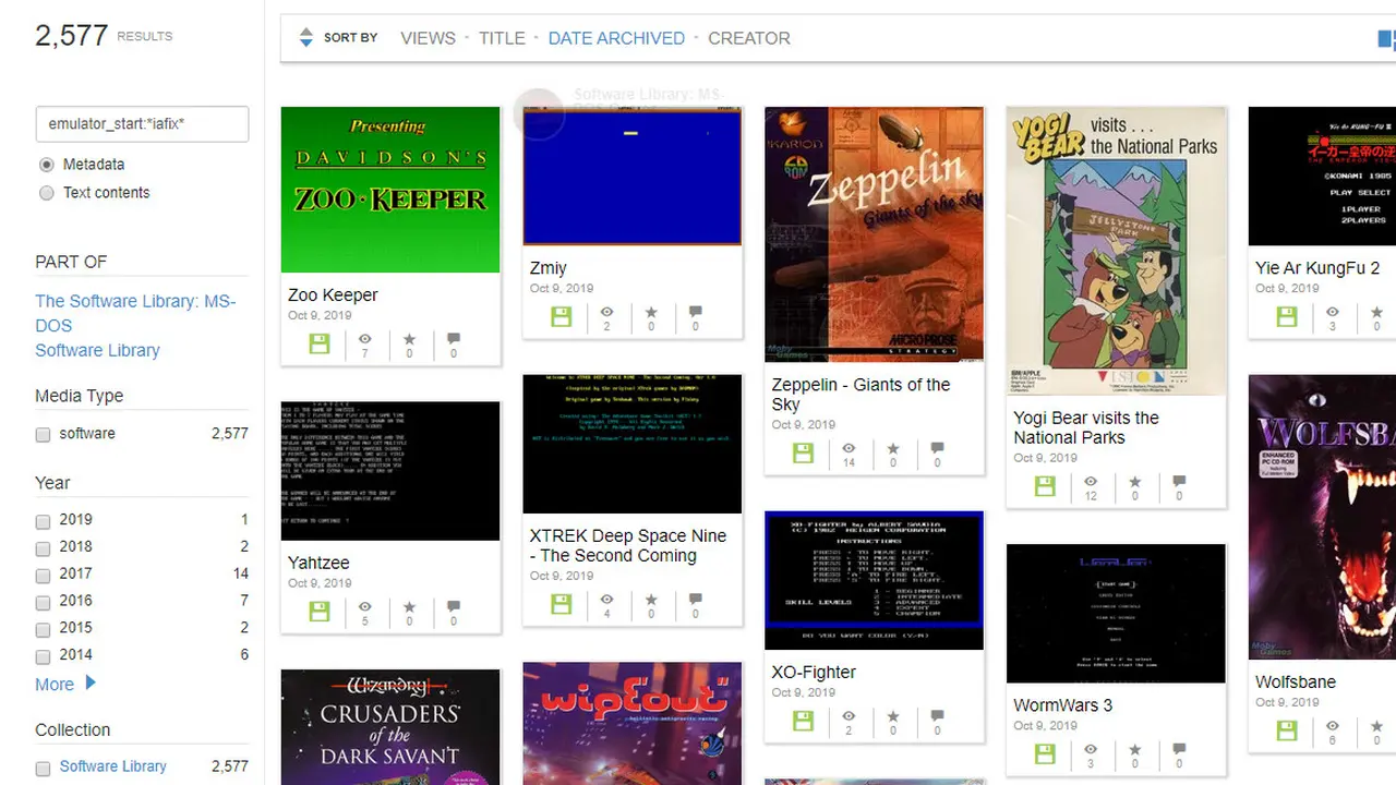 Internet Archive Tambahkan 2500 Gim Berbasis DOS