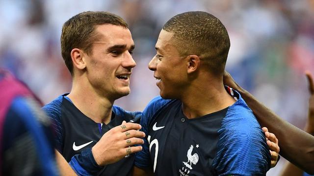 Antoine Griezmann dan  Kylian Mbappe