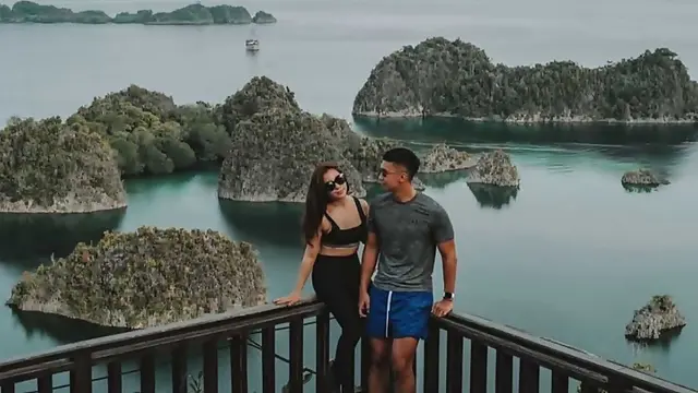 7 Momen Liburan Nikita Willy dan Indra Priawan ke Raja Ampat