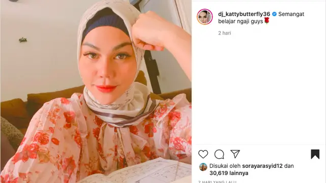Perdalam Ilmu Agama, DJ Katty Butterfly Kini Tengah Serius Belajar Mengaji