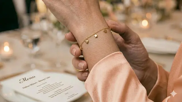 Gelang dengan Charm Minimalis