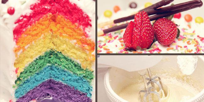 rainbow cake