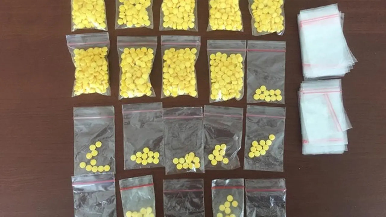 Ribuan butir obat jeras yang diamankan aparat Polresta Manado.