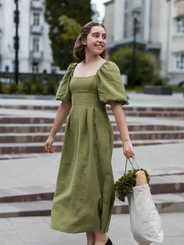 baju wanita lengan puff