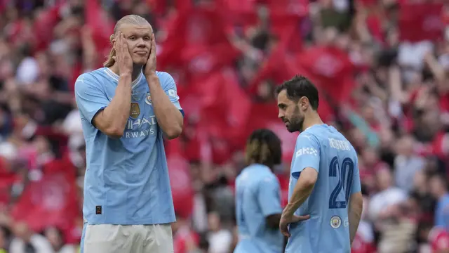 Hasil Final FA Cup Manchester City vs Manchester United