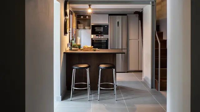 Ide Dapur Mezzanine di Rumah Mungil Hemat Biaya