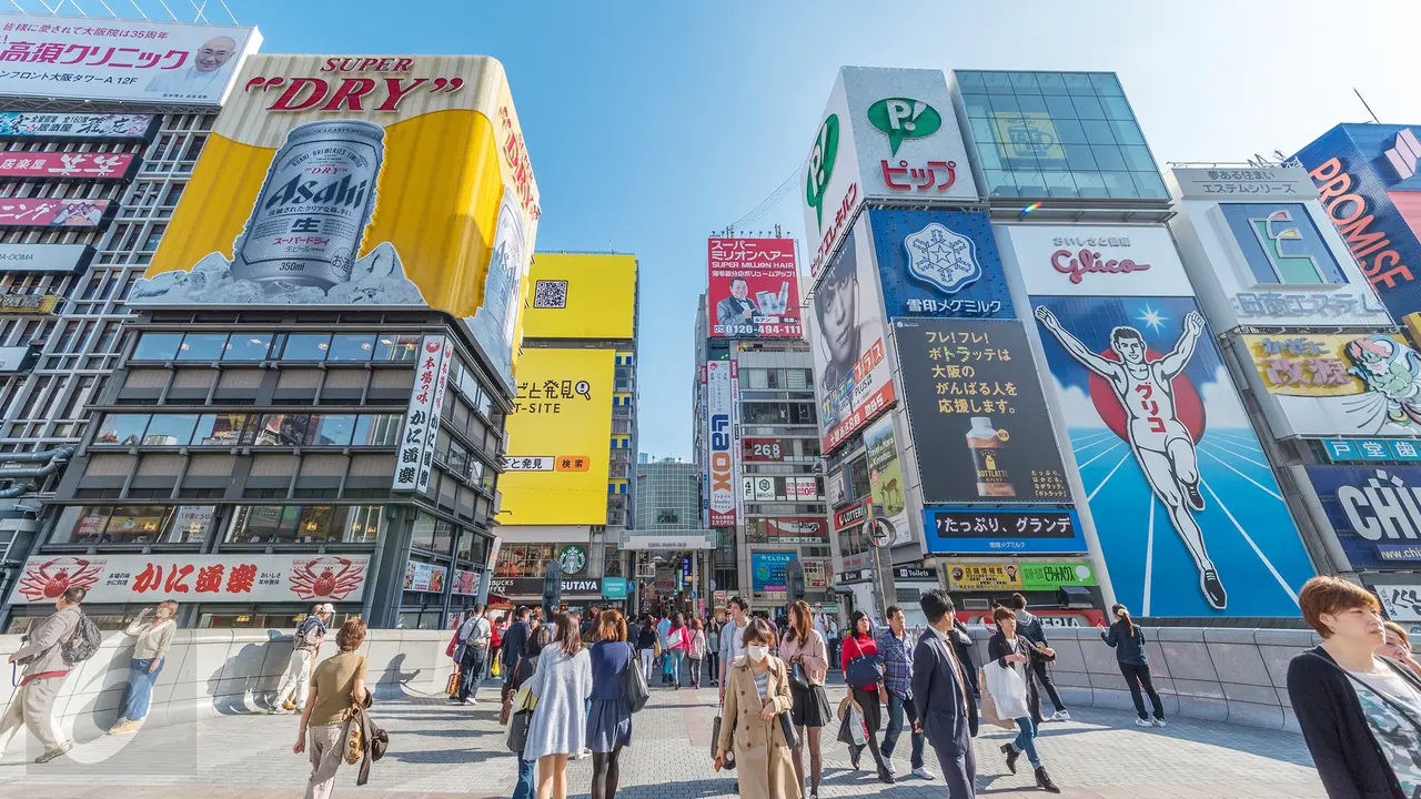 Kota Osaka Jepang