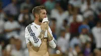 Real Madrid's Sergio Ramos looks dejected at the end Reuters / Juan Medina