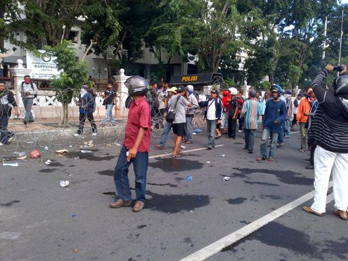 Ricuh demo korban Lapindo