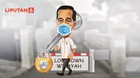 Banner Infografis Mini Lockdown ala Jokowi. (Liputan6.com/Abdillah)