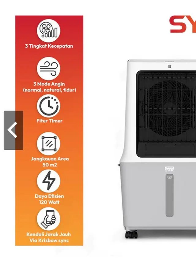 Krisbow Sync 30 Ltr Smart Air Cooler