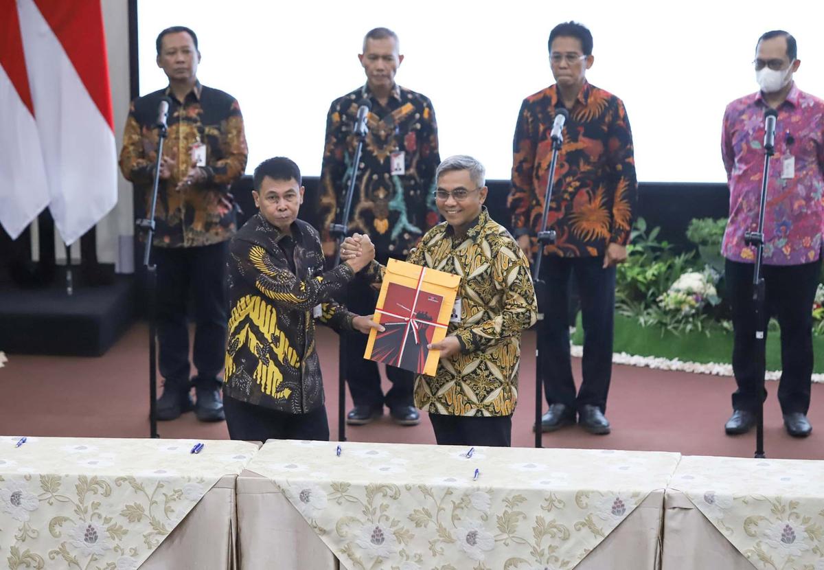 Pimpinan dan Dewas KPK ucap pakta integritas