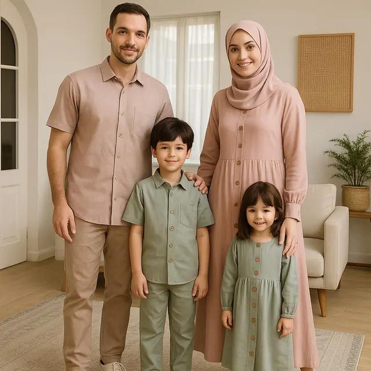 10 Gamis Islami Couple untuk Acara Keluarga yang Elegan dan Serasi di 2025
