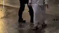 Badru bocah yang viral di tengah ricuh demo gedung DPR