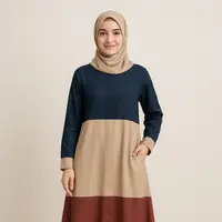 model gamis toyobo kombinasi / AI Image