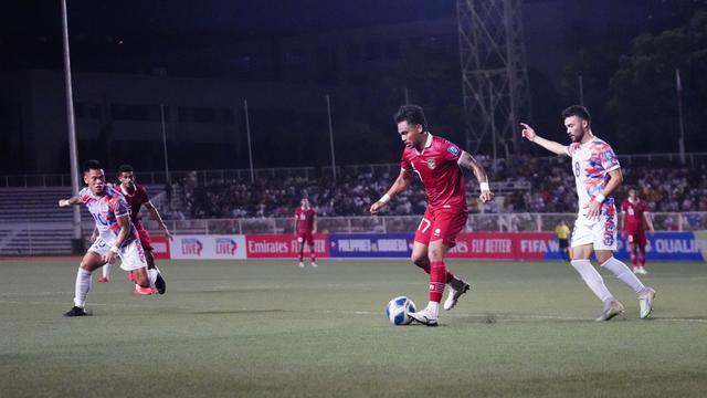 Foto: Gol Cantik Saddil Ramdani ke Gawang Filipina Selamatkan Timnas Indonesia dari Kekalahan pada Kualifikasi Piala Dunia 2026
