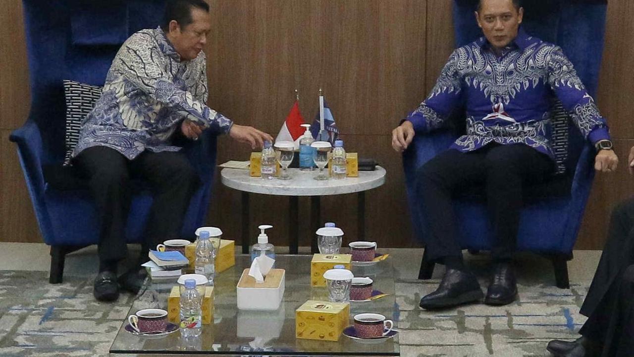 Menurut AHY, mereka juga menyoroti biaya politik yang semakin mahal serta pemilu yang lebih berkualitas.&nbsp;Foto: Liputan6.com/Herman Zakharia<br>