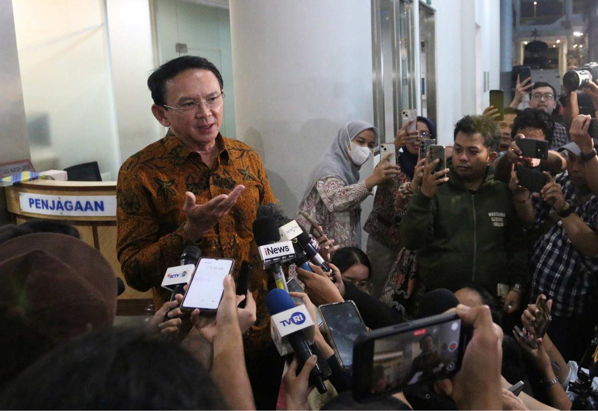 Ahok usai diperiksa Kejagung
