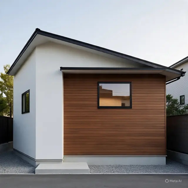 Rumah Sederhana 1 Air Aksen Kayu