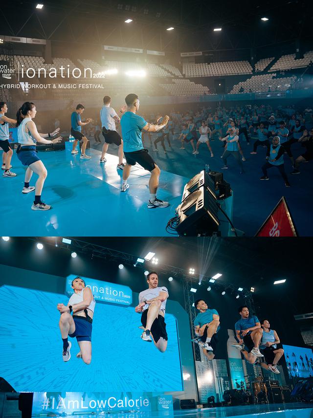 Happy IONATION 2022 Hybrid Workout & Music Festival, Sports Together While Watching Music