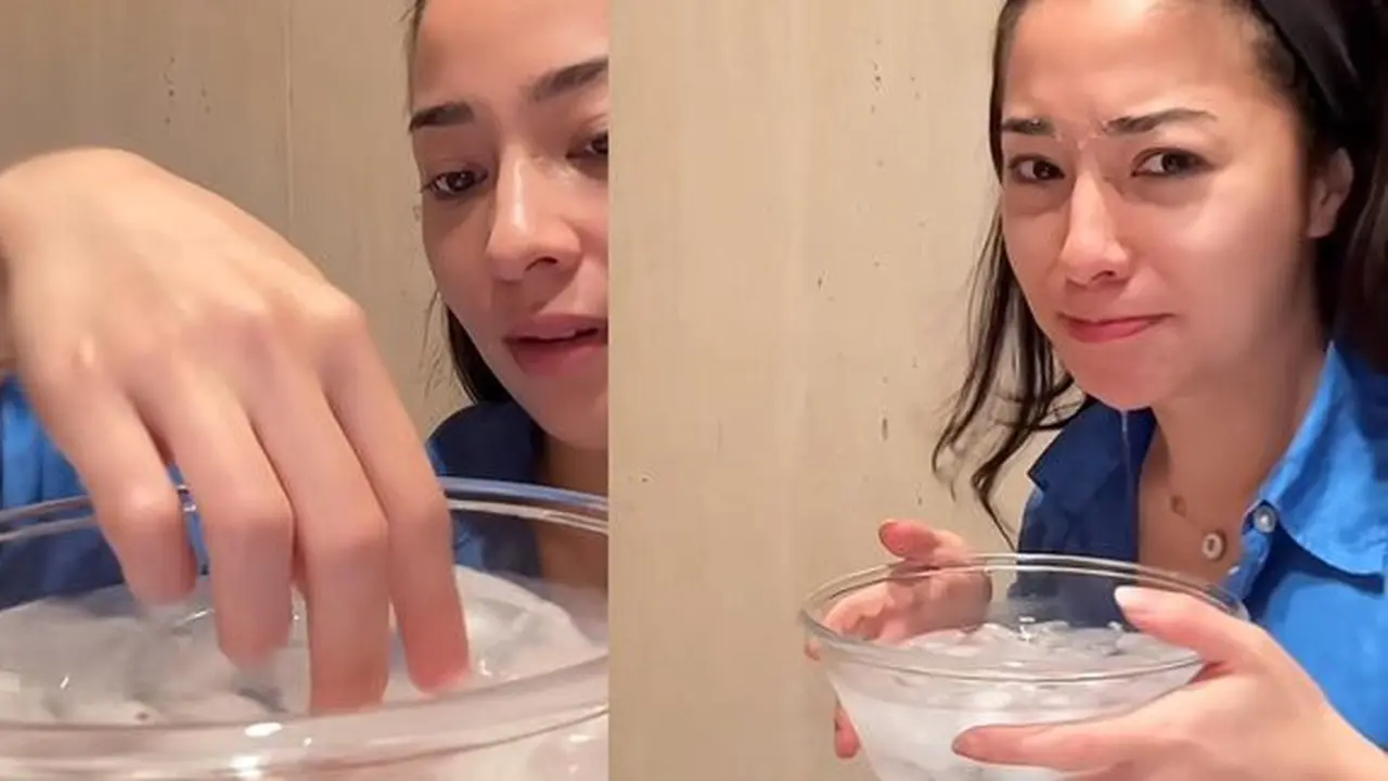 Nikita Willy pakai teknik ini untuk kulit lebih glowing. (credit:tiktok.com/@nikitawillyofficial)