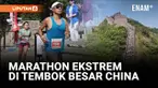 Ajang Great Wall Marathon ke-22 sukses digelar pada Sabtu (17/5) di Tembok Besar China, tepatnya di seksi Huangyaguan.